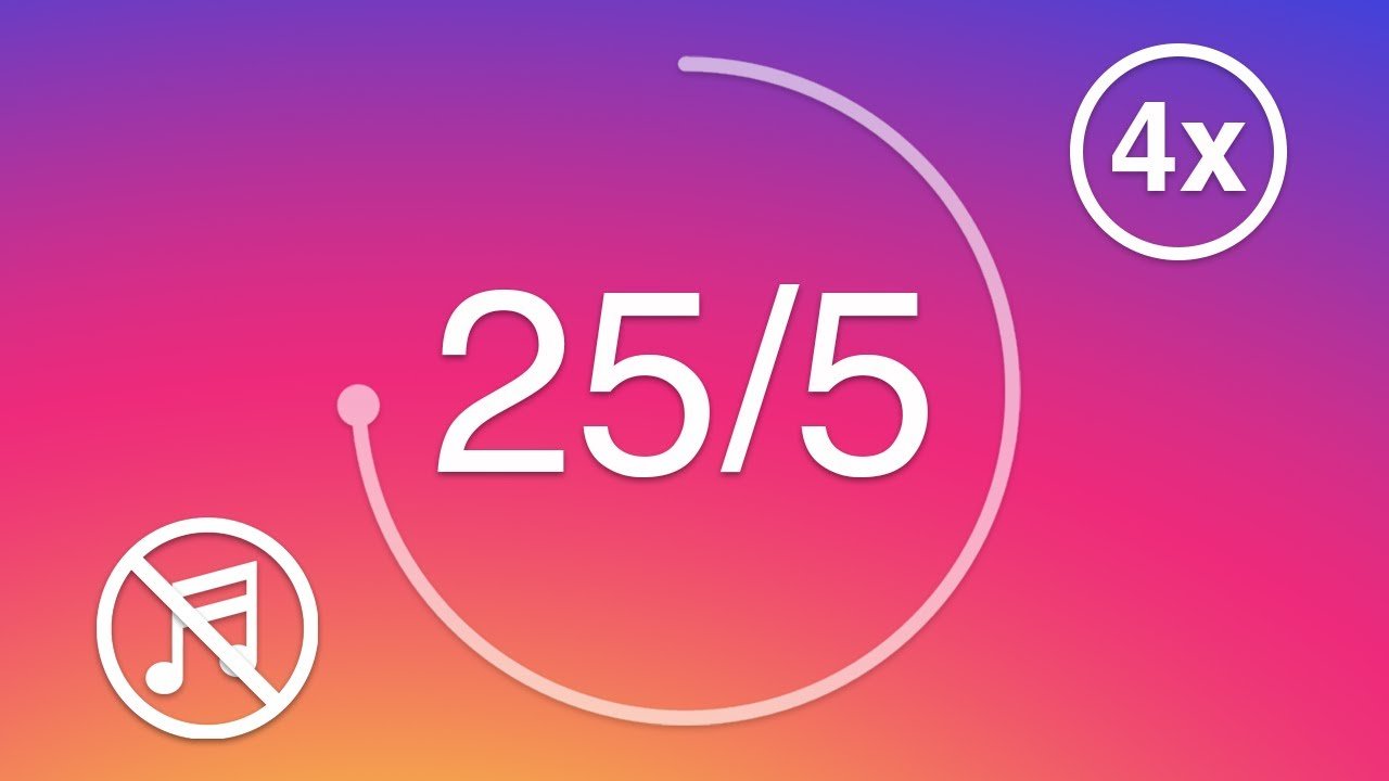 25-Minute Pomodoro Timer